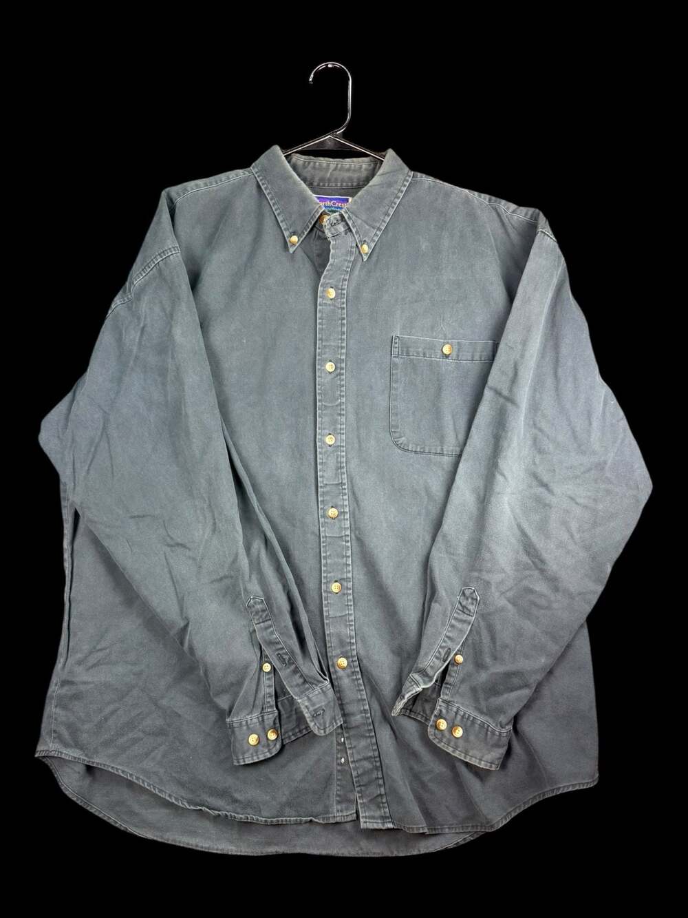 NorthCrest Vintage The Spirit of Adventure Men's Long Sleeve Button Down Shirt